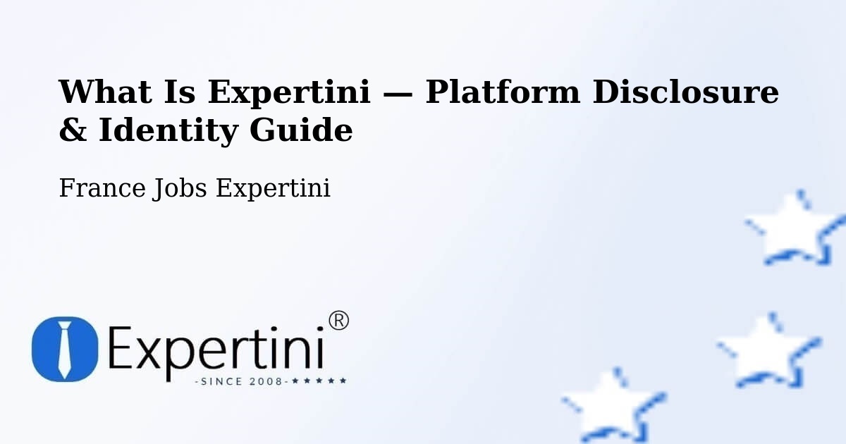 What Is Expertini — Platform Disclosure & Identity Guide – Hambach